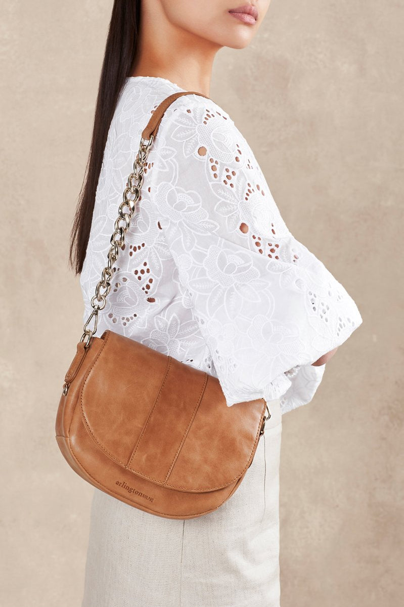 Zara tan bag cheap